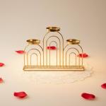 The Arch-Line Triple Candelabra