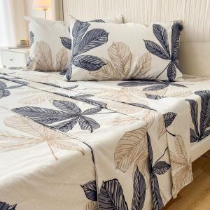 Monochrome Botanical Leaf Sheet Set