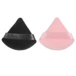 Triangular Velvet Powder Puff Set