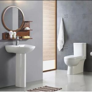 VerveSuite™ Harmony Pedestal Basin & Two-Piece Toilet Suite