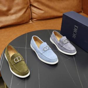 DIOR Granville Suede Velvet Moccasin Sneaker