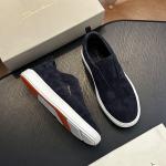 PRADA District Dual-Texture Monochromatic Low-Top Trainer