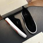 PRADA District Dual-Texture Monochromatic Low-Top Trainer