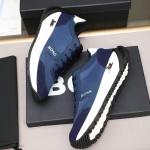 BOSS Men's Titanium Low-Top Mesh & Suede Hybrid Runner