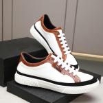 PRADA District Dual-Texture Monochromatic Low-Top Trainer