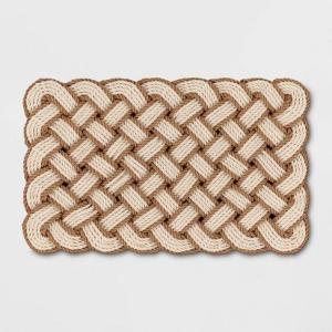 Nautical Basketweave Braided Rope Doormat