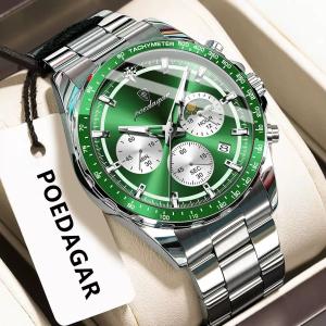 POEDAGAR Emerald Chrono Men’s Watch