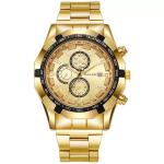 KULLEN All-Gold Octagonal Chronograph Watch