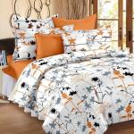 Tangerine Flora Sketch Duvet Cover & Bedding Set