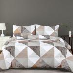 GeoLuxe Textured Prism Duvet Cover & Pillow Sham Set