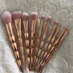 Rose Gold Diamond Prism Brush Set
