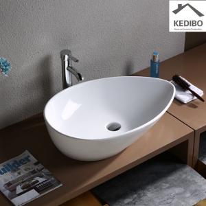 KEDIBO™ Ovalis Contour Above-Counter Ceramic Vessel Basin