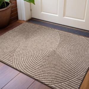 Zenith Spiral Embossed Indoor/Outdoor Doormat