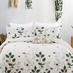 Botanical Sanctuary Leaf & Pod Duvet Cover Set