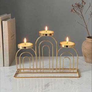 The Arch-Line Triple Candelabra
