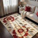 Urban Grid Geometric Modern Area Rug