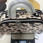 Aveline Pebble-Grain Bowling Satchel