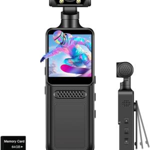 OmniView 180° Rotating Lens Smart Body Camera