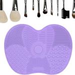 AuraClean Multi-Zone Silicone Makeup Brush Cleaning Mat