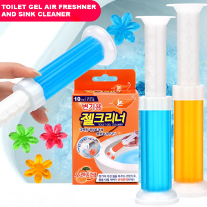 Toilet Flower Gel Air Freshener Kit For Water Closet Cleaning
