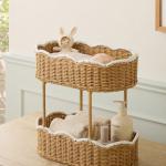 The Scalloped Willow Tiered Organizer