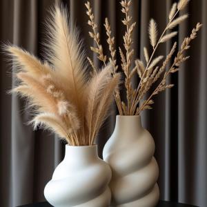 The "Helix & Hearth" Sculptural Duo